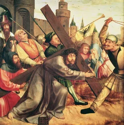 Christus bij de staties van de kruisweg