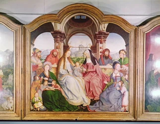 De Heilige Verwantschap, of het Altaarstuk van St. Anna, (detail) 1509