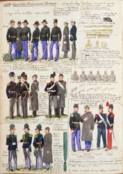 Uniformen en insignes van de voorlopige regering van Toscane