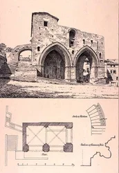Fonte Branda, Siena, Italië, uit 