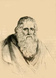 Thomas Parr, die op 152-jarige leeftijd stierf, 1821