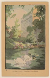 Hotel Plaza vanuit Central Park