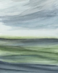 Landschap met mistige horizon