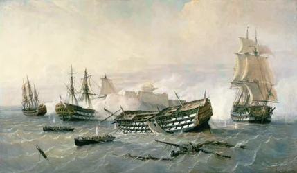 Verdediging van de landtong van Havana in 1762, ca. 1898