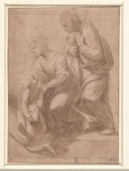 Heilige Familie met een lam