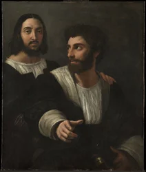 Zelfportret met een Vriend Dubbelportret, 1519