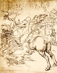 St. Joris doodt de draak