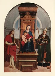 De Ansidei Madonna, 1505, c1912