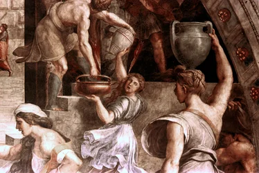 De brand in de Borgo (detail), 1514