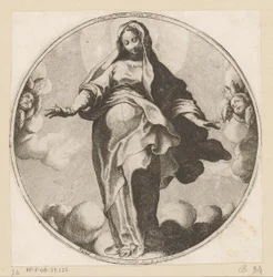 Maria in de wolken