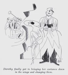 Illustratie voor "But Gentlemen Marry Brunettes" door Anita Loos