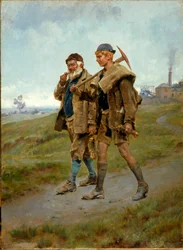 Naar huis, 1888