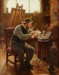 Portret van Stephen Brownlow, 1892