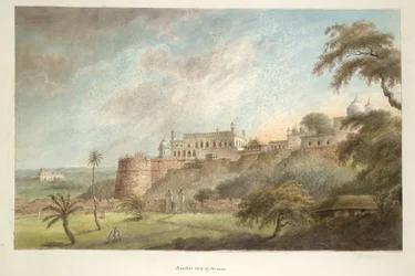 Add. Or. 4877, Een ander uitzicht op het paleis in Farrukhabad