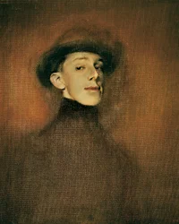 Portret van koning Alfonso XIII van Spanje (studie)