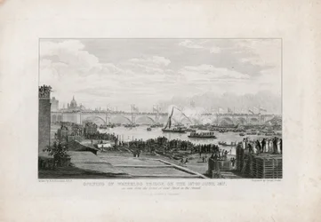 Waterloo Bridge, Londen, opening op 18 juni 1817