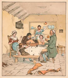 Toen de Taart werd geopend, begonnen de Vogels te zingen, 1880