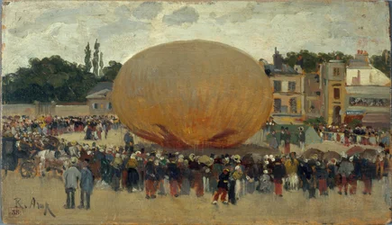 Ballonontvoering, ca. 1880