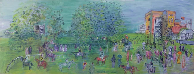 Ascot, ca.1930 (olieverf op doek)