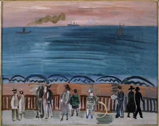 "Het strand van Sainte-Adresse