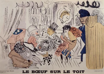 Le Boeuf sur le Toit, illustratie uit het eerste nummer van 