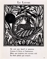 De haas - in "Le Bestiaire ou cortège d