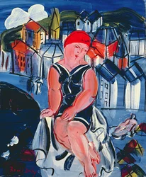 Kleine bader bij Sainte Adresse