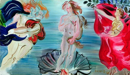 De geboorte van Venus, ca.1940 (olieverf op paneel)