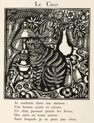 De kat, illustratie uit 
