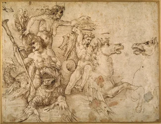 Slag van de Tritons, naar Andrea Mantegna