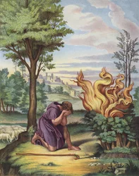 Mozes en de brandende struik