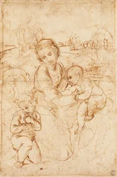 Madonna en Kind met de jonge Johannes de Doper, ca. 1508
