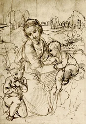 Madonna en Kind met St. Johannes