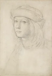 Portret van een onbekende jongeling mogelijk een zelfportret