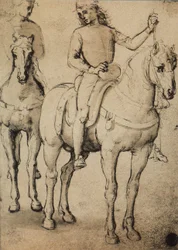 Mannen te paard