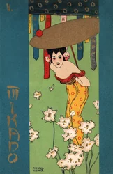 Geisha, ca. 1900 (illustratie)