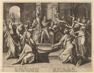 Salomo Geleid naar Afgoderij door Zijn Vrouwen, 1589