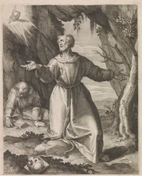 Franciscus van Assisi ontvangt de stigmata