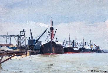 Boten in een haven