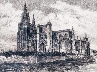Kathedraal (houtskool)