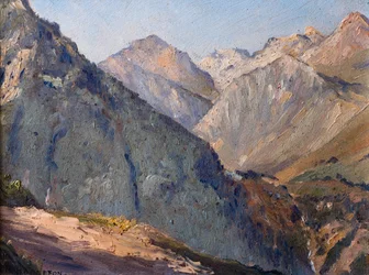 Ochtendzon op de bergen, Pyreneeën