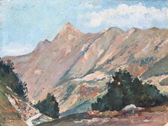 Berglandschap in de Pyreneeën