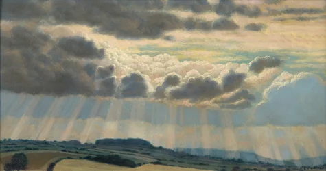 Landschap met wolken