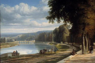 Wandeling naar het Parc de Saint Cloud (detail)