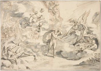 Aeolus gehoorzaamt Juno