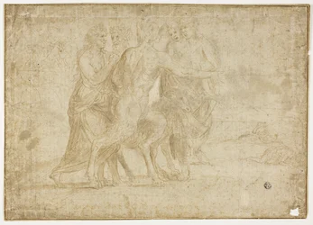Faun en nimfen