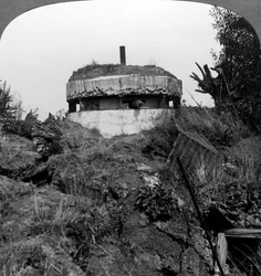Duitse bunker, Bullecourt, Frankrijk, Eerste Wereldoorlog, 1917