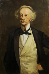 Portret van de dichter Coventry Patmore 1823-1896