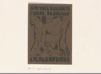 Ex libris van J.H. Plantenga