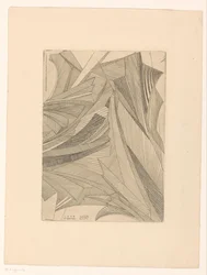 Geometrische patronen van ijsbloemen